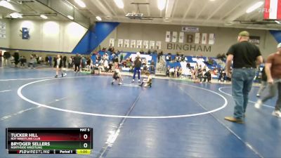 50-54 lbs Round 2 - Brydger Sellers, Northside Wrestling vs Tucker Hill, Roy Wrestling Club