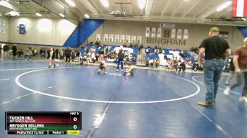 50-54 lbs Round 2 - Brydger Sellers, Northside Wrestling vs Tucker Hill, Roy Wrestling Club