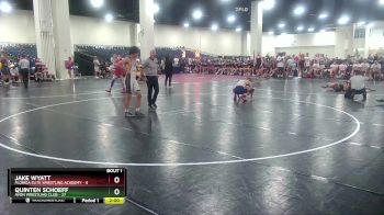 138 lbs Finals (2 Team) - Jake Wyatt, Florida Elite Wrestling Academy vs Quinten Schoeff, Avon Wrestling Club