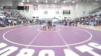 105 lbs 1st Place Match - Ava Bui, Centennial vs Kyra Cobb, Timberline