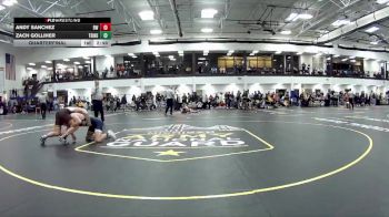 149 Freshman/Soph Quarterfinal - Zach Golliher, Trine vs Andy Sanchez, Baldwin Wallace