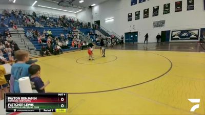 53-56 lbs Round 2 - Payton Benjamin, North Big Horn Rams vs Fletcher Lewis, Thermopolis Wrestling Club