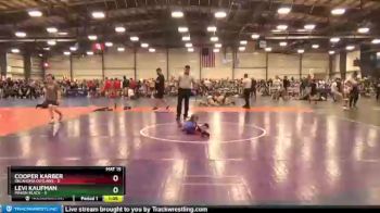 48 lbs Round 3 - Levi Kaufman, Minion Black vs Cooper Karber, Oklahoma Outlaws