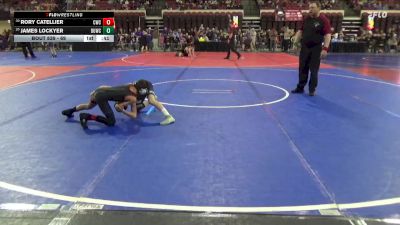 69 lbs Cons. Round 2 - Rory Catellier, Casper Wrestling Club vs James Lockyer, Butte Wrestling Club