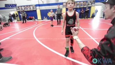 52 lbs Consi Of 8 #2 - Carter Boyd, Mannford Pirate Youth Wrestling vs Samuel Voss, Skiatook Youth Wrestling