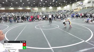46 lbs Consi Of 8 #1 - Quest Lavin, USA Gold vs Theodore Brooks, Buckaroo WC