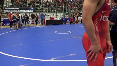 165 lbs Cons. Rd Of 16 - Preston Hunter, Dubuque Wrestling Club vs Dennis Beery, GHV Wrestling Club