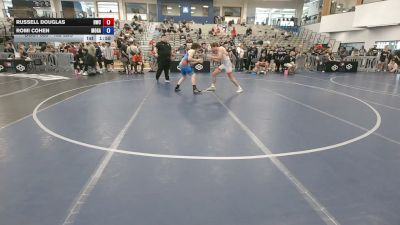 132 lbs Cons. Rd Of 16 - Russell Douglas, Helena Wrestling Club vs Romi Cohen, Monster Garage