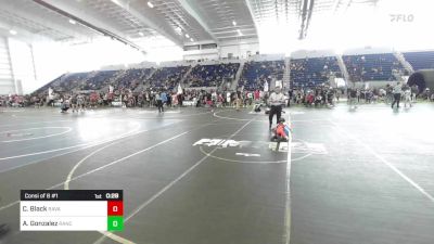 54 lbs Consi Of 8 #1 - Colten Black, Ravage WC vs Athena Gonzalez, Rancho Bernardo WC