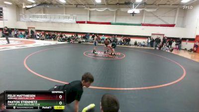 102-106 lbs Semifinal - Felix Matthiesen, Worland Wrestling Club vs Paxton Stienmetz, Touch Of Gold Wrestling Club