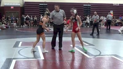 120 lbs Quarterfinal - Erica Irvine, Don Bosco vs Sophia Hurley, Independence