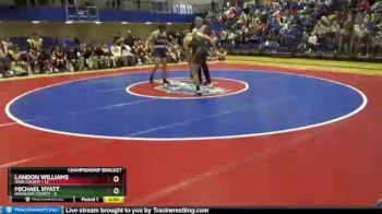 182 lbs Quarterfinals (8 Team) - Michael Hyatt, Haralson County vs Landon Williams, Dade County