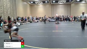 81 lbs Semifinal - Emery Merlos, Savage House WC vs GeneGene Samuel, Pride WC