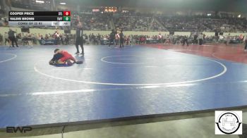 87 lbs Consi Of 32 #2 - Cooper Price, Stilwell vs Valdis Brown, Taft Middle School