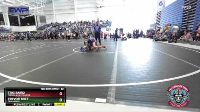 82 lbs Semifinal - Trig Baird, Topeka Blue Thunder vs Trevor Bolt, Trailhands