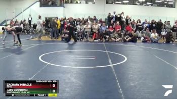160 lbs Cons. Round 3 - Jack Goodwin, North Branch Youth WC vs Zachary Miracle, NBWC