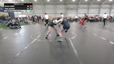 120-132 lbs Round 2 - Tera Hunter, GLENOAK vs Olivia Jones, Westerville Central