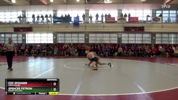 197 lbs Semifinal - Coy Spooner, Coast Guard vs Spencer Fetrow, Roger Williams