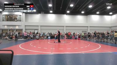 55 lbs Champ. Round 1 - Katalina Huitron, Backyard Bullies Wrestling Club vs Genevieve Valdovinos, Daughter's Of Zion