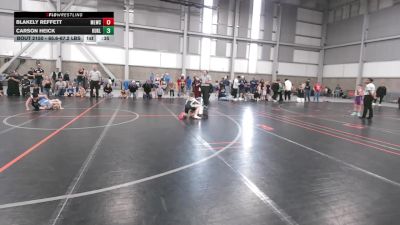 65.6-67.2 lbs Champ. Round 2 - Carson Heick, Kuna Klub vs Blakely Reffett, Moses Lake Wrestling Club