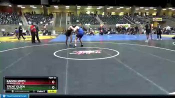 220 lbs Round 2 (4 Team) - Trent Olsen, 3A Sutherlin vs Kaison Smith, 3A Warrenton