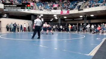 285 lbs Champ. Round 1 - Hunter McCullough, Unattached vs Jayden Coleman, Unattached