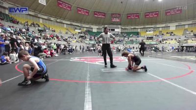 73 lbs Round Of 16 - Easton Terrell, Springdale Youth Wrestling Club vs Kainen Owens, Mighty Bluebirds Wrestling