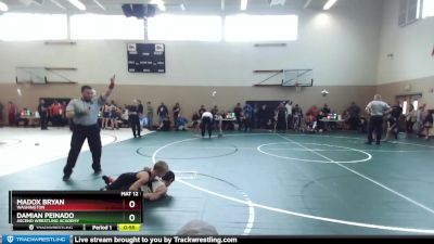 70 lbs Round 2 - Damian Peinado, Ascend Wrestling Academy vs Madox Bryan, Washington