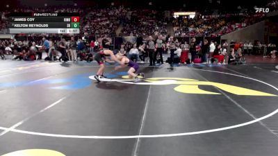 4A 132 lbs Quarterfinal - James Coy, Kimberly vs Kelton Reynolds, Snake River