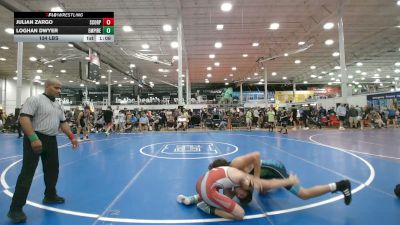134 lbs 3rd Place - Julian Zargo, Scorpions - HSC vs Loghan Dwyer, Empire Black - HSC