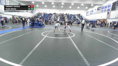 125 lbs Quarterfinal - Serenity Novelo, Golden West vs Elisa Rocha, Shadow Hills