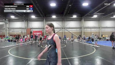 88 lbs Rr Rnd 1 - Logan Brickley, Dynasty Murder Inc - BK6E vs Tailynn Price, Rattlers