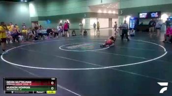 120 lbs Round 2 (6 Team) - Hudson Hohman, Nauman Blue vs Devin Nuttelman, Nebraska Hangin` Loose