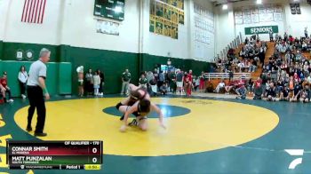 170 lbs Cons. Round 4 - Matt Punzalan, South Torrance vs Connar Smith, El Modena