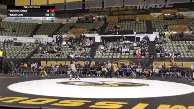 157 lbs Cons. Round 3 - Jaivon Jones, Little Rock vs Kade Law, Purdue