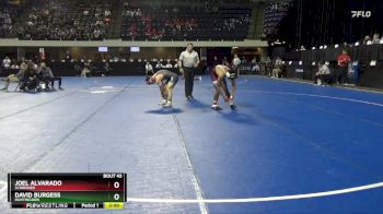 174 lbs Champ. Round 1 - David Burgess, Huntingdon vs Joel Alvarado, Schreiner