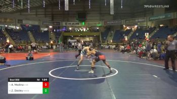 Quarterfinal - Aidan Medina, Hub City Wrestling vs Zach Dooley, Woodland Park