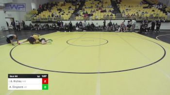 135 lbs Rr Rnd 1 - Avery Richey, Vian vs Addalie Dingsore, Jay High School