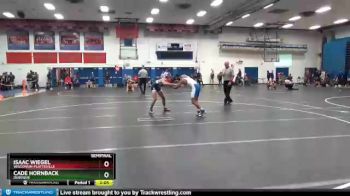 125 lbs Semifinal - Cade Hornback, Dubuque vs Isaac Wiegel, Wisconsin-Platteville