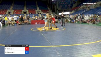 120 lbs Rnd Of 64 - Christian Cabuag, California vs Mica Herrera, Wyoming