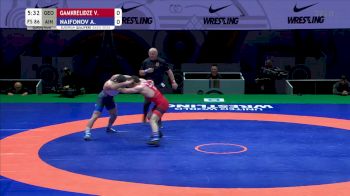 86 kg Semifinal - Artur Naifonov, AIN vs Vladimeri Gamkrelidze, GEO