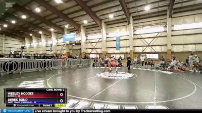 195 lbs Semis & Wb (16 Team) - Wesley Hodges, Idaho 2 vs Derek Bond, West Coast Wrestling