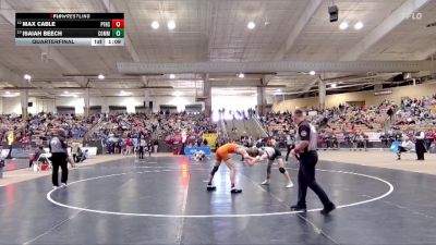 A 144 lbs Quarterfinal - Max Cable, Pigeon Forge High School vs Isaiah Beech, Community High School