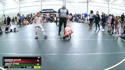 80 lbs Round 4 (6 Team) - Abbott Otter, Ares Blue vs Konnor Saylor, Ohio Heros