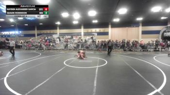 114 lbs Consi Of 4 - Hayden Alexander Garcia, Sbtc Lv vs Quade Robinson, Iron County Wr Ac