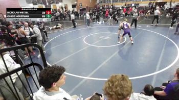 150 lbs Cons. Round 2 - Chase Horstman, Hanford vs Nicholas Wetzel, Lewiston High School