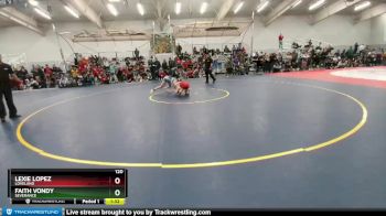 120 lbs Semifinal - Faith Vondy, Severance vs Lexie Lopez, Loveland