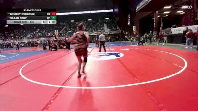 155 lbs Champ. Round 1 - Kinzley Nusbaum, Burns/Pine Bluffs vs Sarah Eddy, Rock Springs