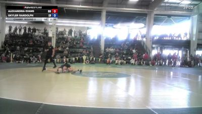 103 lbs Champ. Round 2 - Skyler Randolph, Lindsey Wilson vs Alexandria Evans, Rio Grande