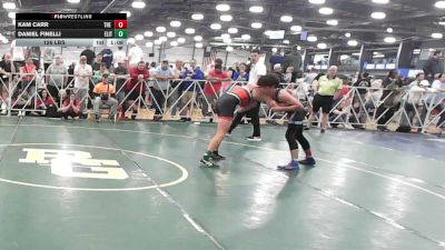 126 lbs Rr Rnd 3 - Kam Carr, The Mailmen - HSB vs Daniel Finelli, ELITE NJ BLACK - HSB